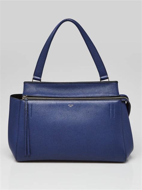 celine edge medium|CELINE Celine Drummed Medium Edge Bag In Blue Leather on .